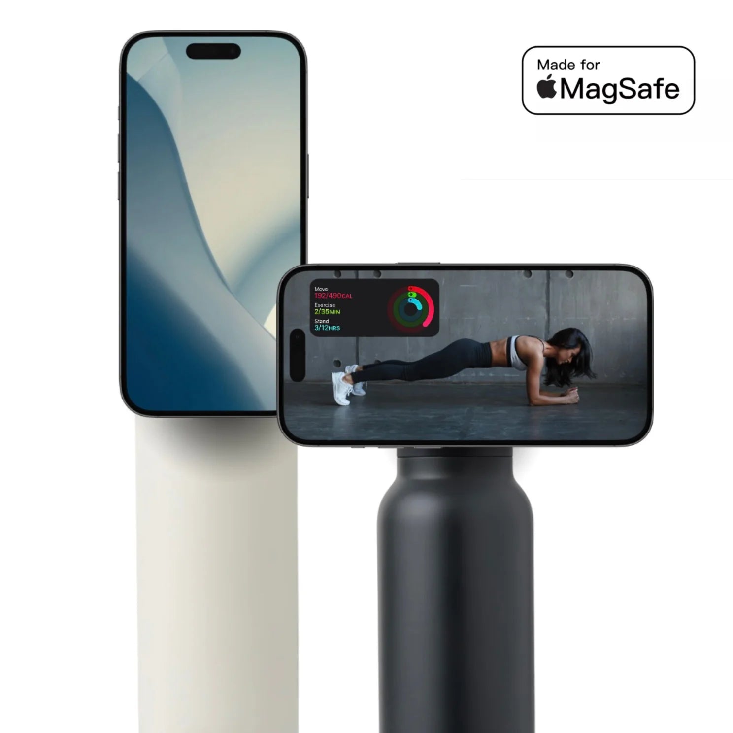 Garrafa Térmica com Suporte para Celular Dual Basic