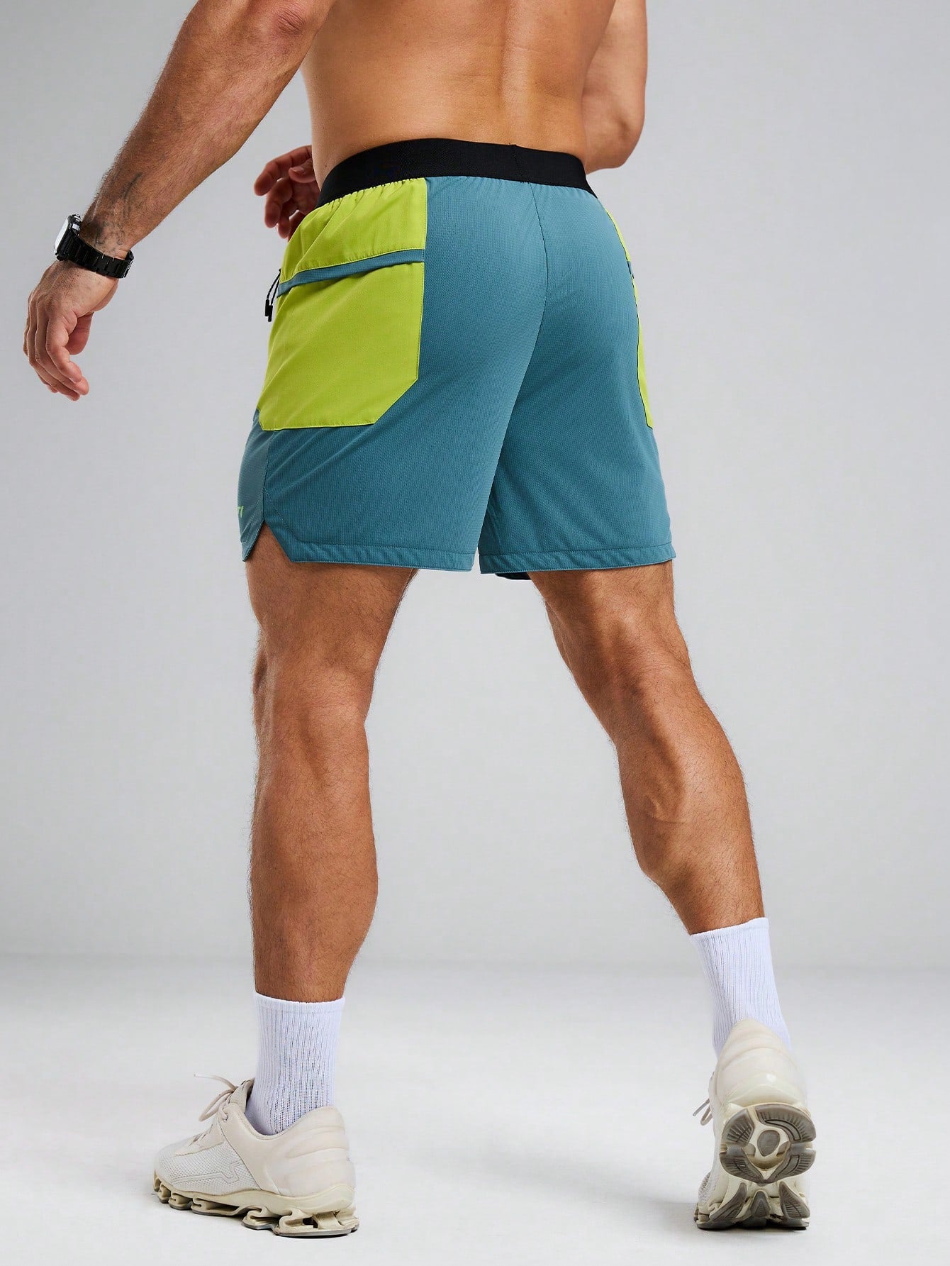 Bermuda de corrida Basic Sport #cor_color-block