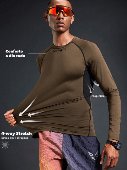 Camiseta Manga longa Basic Triunity 