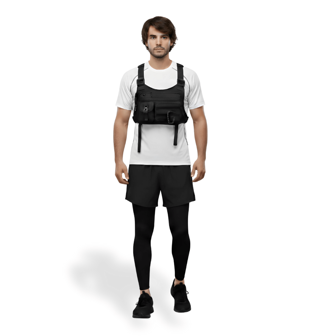 Colete de Corrida Basic Core #cor_preta